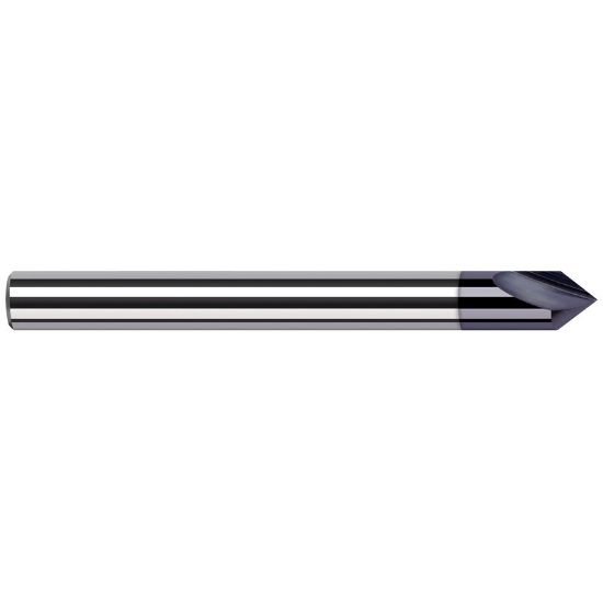 Picture of Harvey Tool 47708-C3 1/8 D x 30 DG x .005 WEB Marking, AlTiNEngraving Carbide AlTiN Single End Engraver